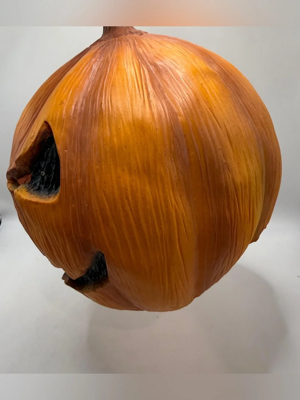 Scary Pumpkin Full Head Mask Jack O Lantern Halloween Horror Costume Adult